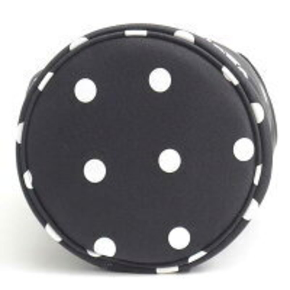 Balenciaga Wheel Drawstring Bag XS Clutch Dot Black White - Picture 4 of 9